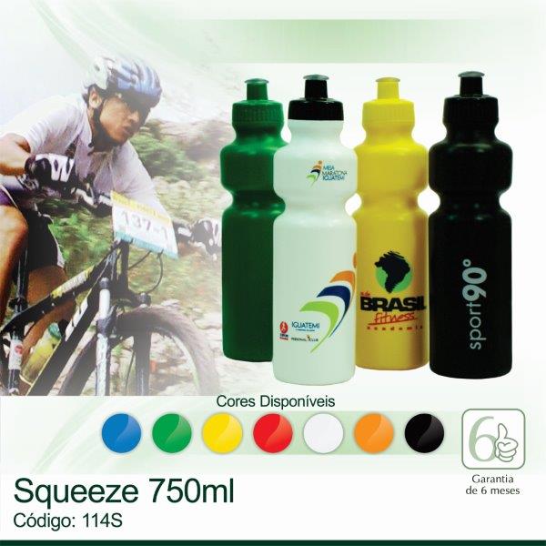 Squeeze plástico 750ml 